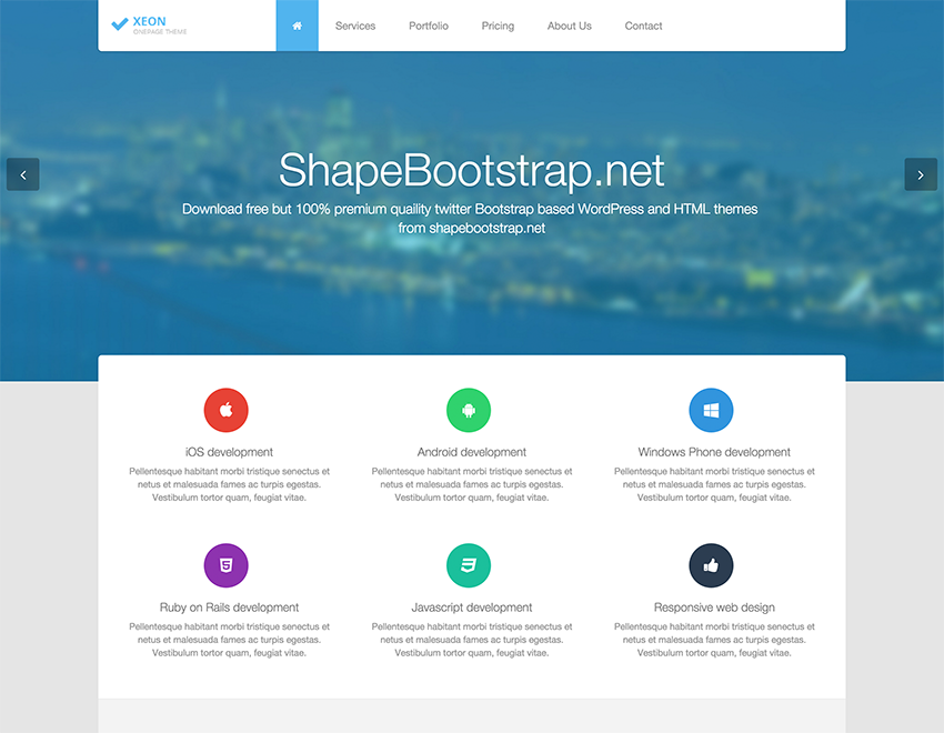 bootstrap-version-website