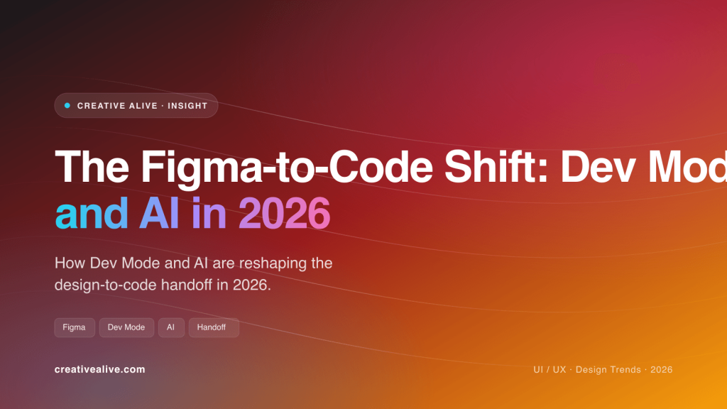The Figma-to-Code Shift: Dev Mode and AI in 2026 — cover illustration